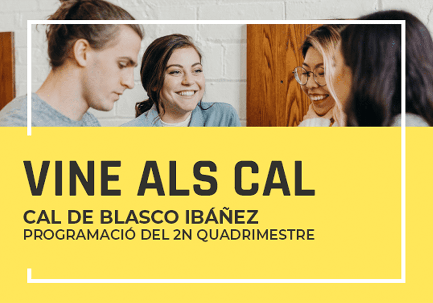 Programación de actividades del CAL de Blasco Ibáñez